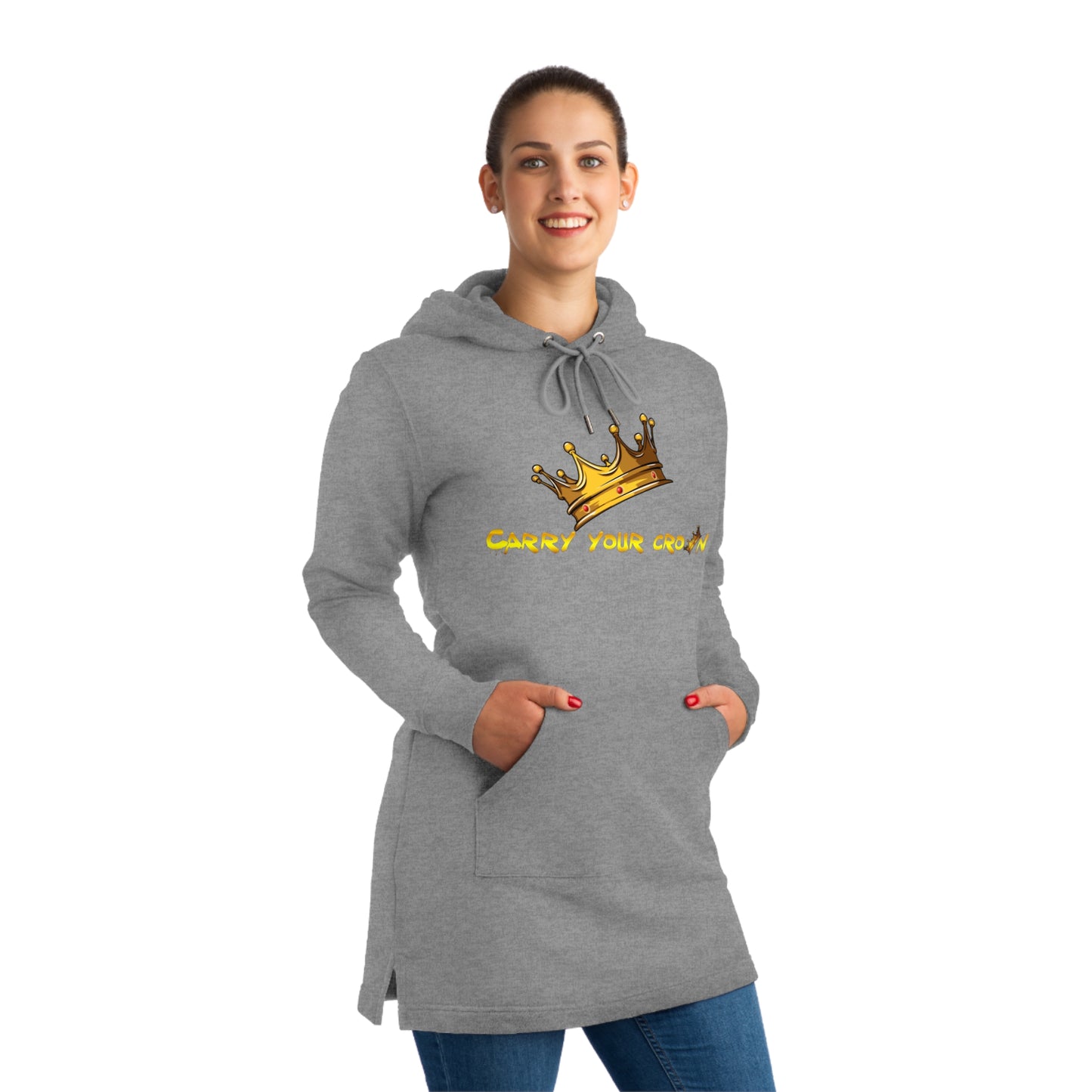 Brooklyn University Hoodie Dress | Form Fitting & Extra Cozy