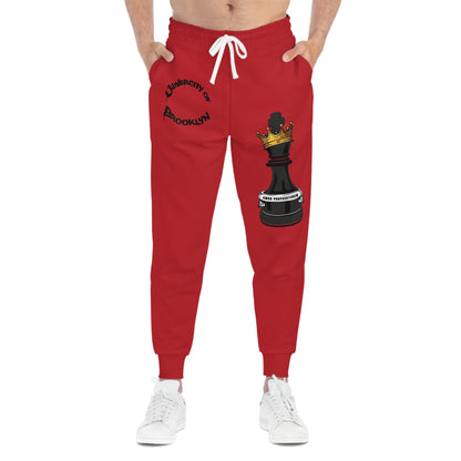 Univercity Red Checkmate Joggers