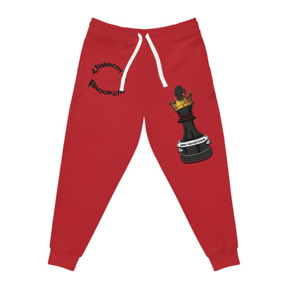 Univercity Red Checkmate Joggers